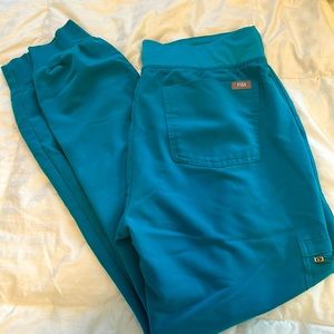 Teal Zamora Jogger Scrub Pants Size Small
